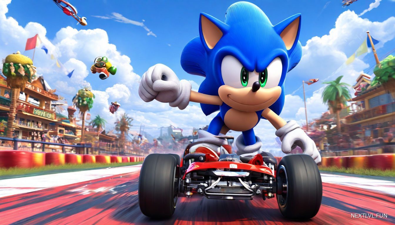 Sonic Racing: CrossWorlds — синий ёж вступает в гонку с Mario Kart
