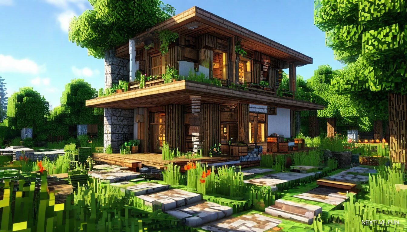 Furnicraft: как декоративные моды Minecraft превращают кубы в уютный дом