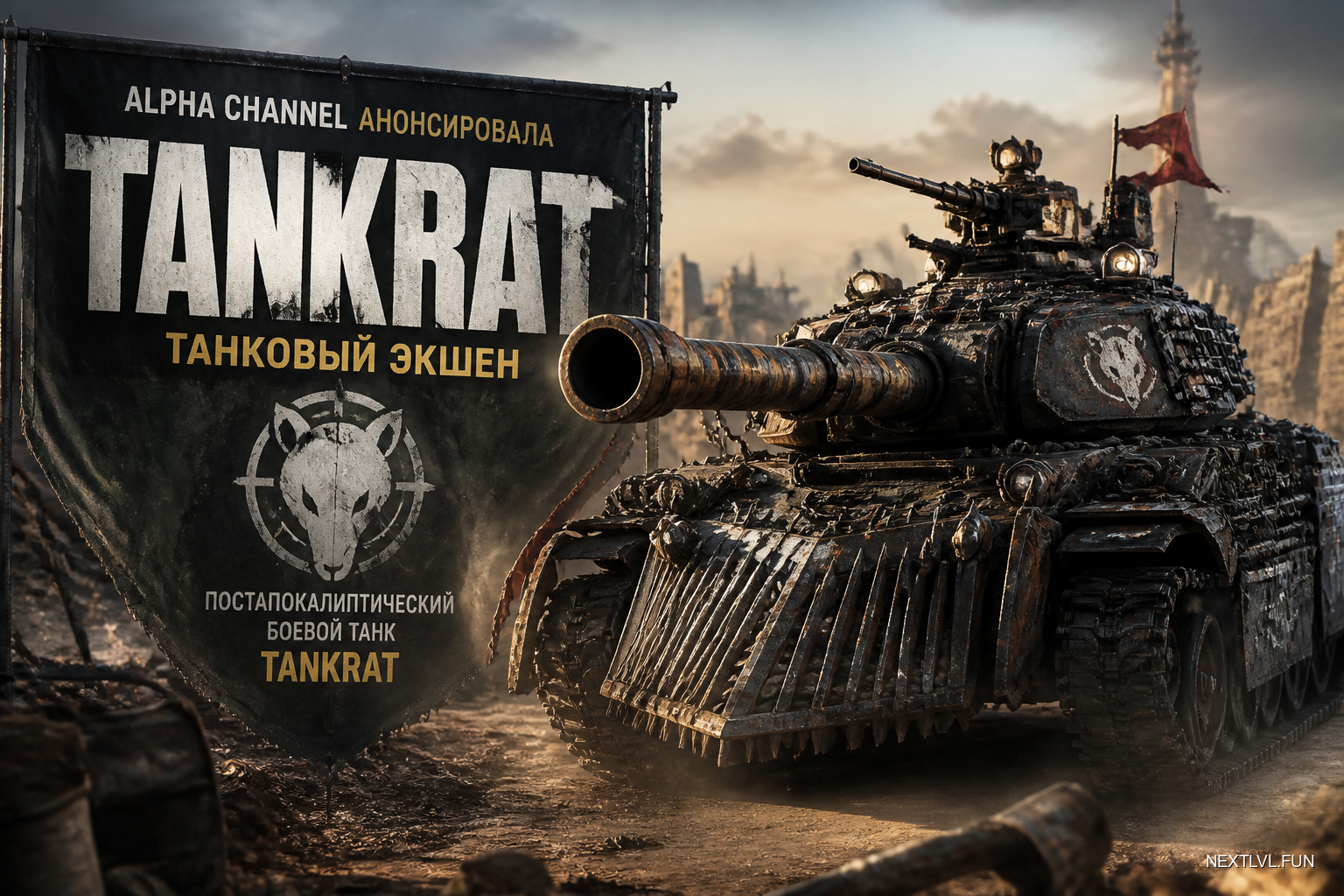 Сталь, дизель и постапокалипсис: Alpha Channel анонсировала танковый экшен TankRat