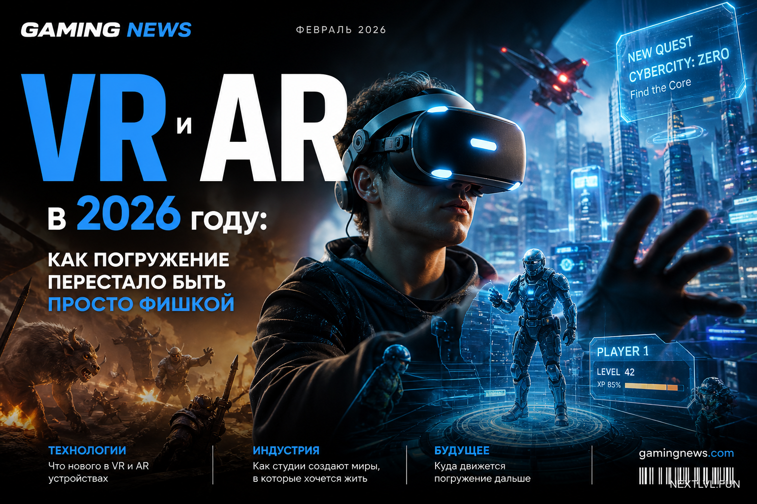VR и AR в 2026 году: как погружение перестало быть просто фишкой