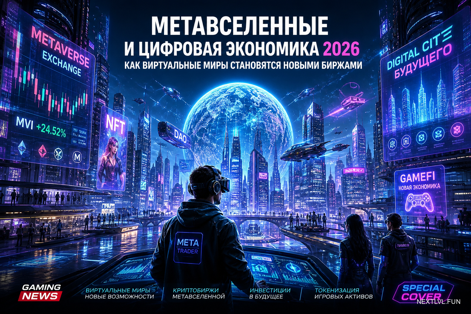 Метавселенные и цифровая экономика 2026: как виртуальные миры становятся новыми биржами