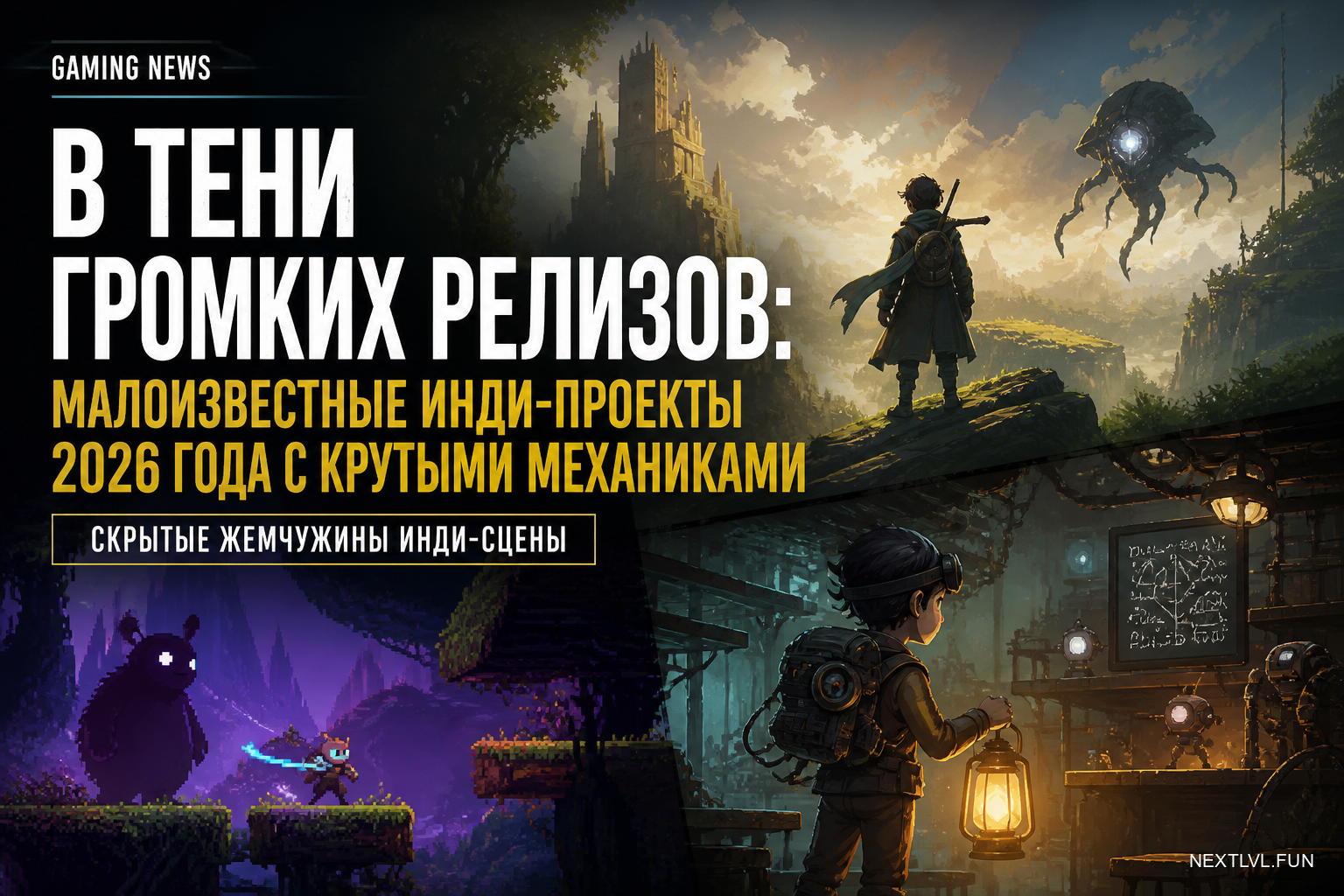 В тени громких релизов: малоизвестные инди-проекты 2026 года с крутыми механиками
