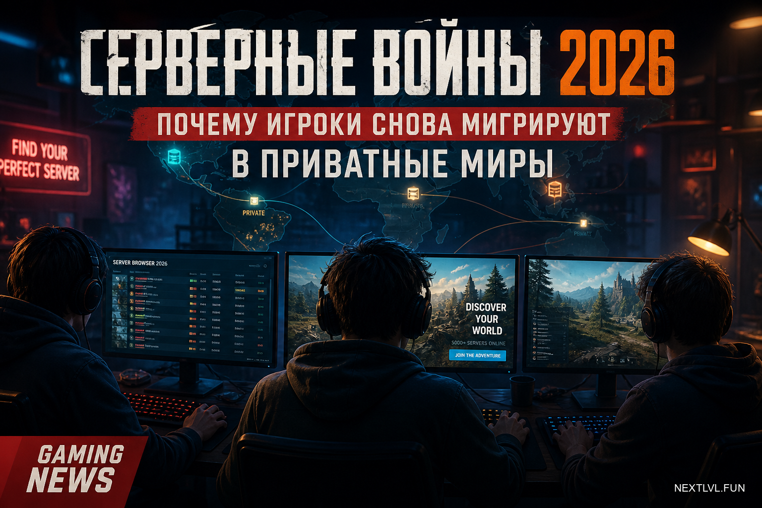 Серверные войны 2026: почему игроки снова мигрируют в приватные миры