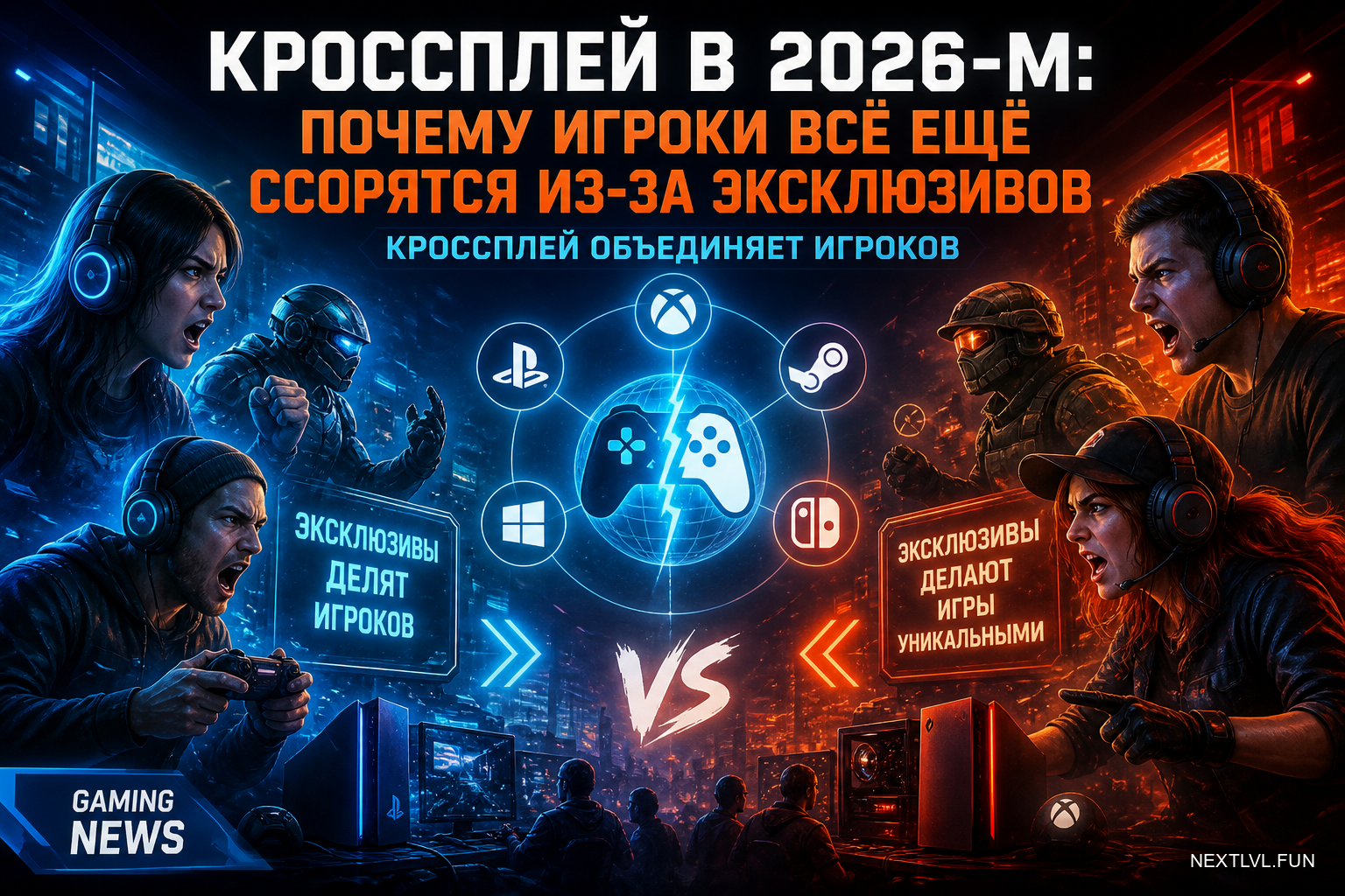 Кроссплей в 2026-м: почему игроки всё ещё ссорятся из-за эксклюзивов