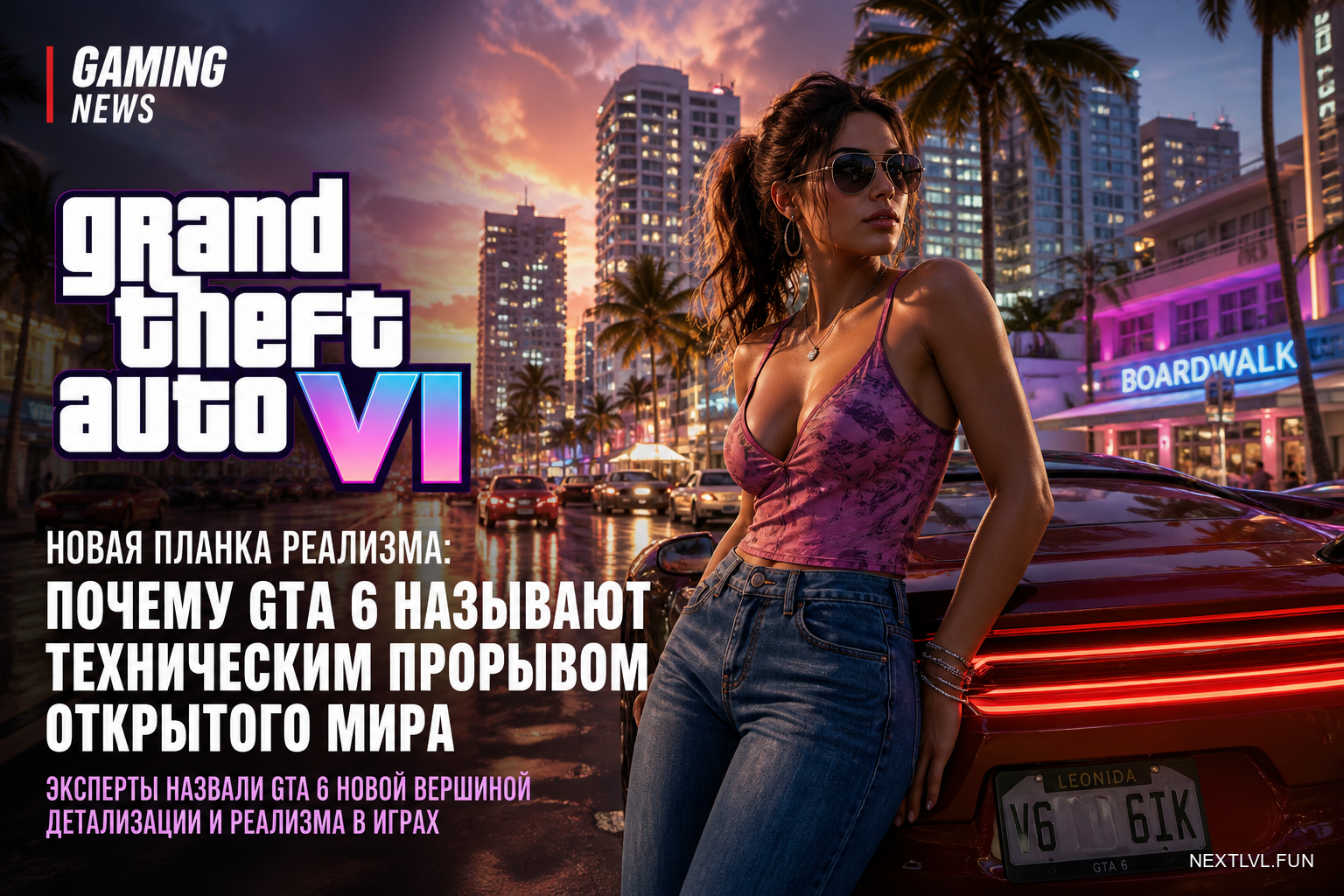 Новая планка реализма: почему GTA 6 называют техническим прорывом открытого мира