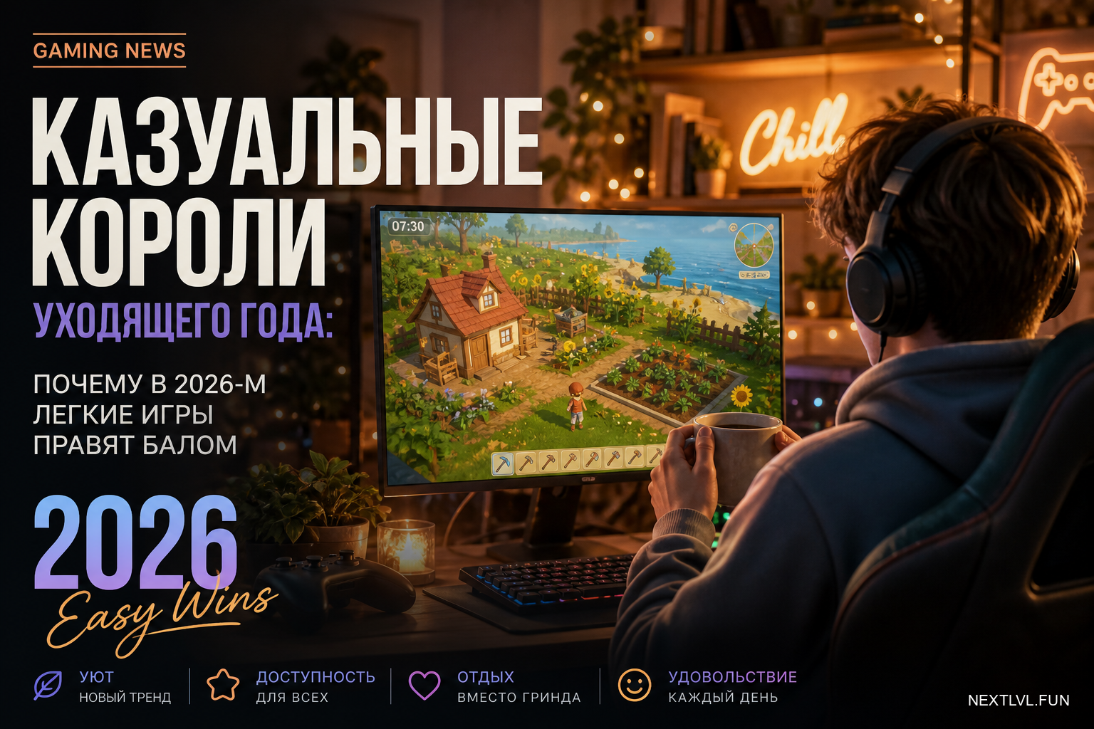 Казуальные короли уходящего года: почему в 2026-м легкие игры правят балом