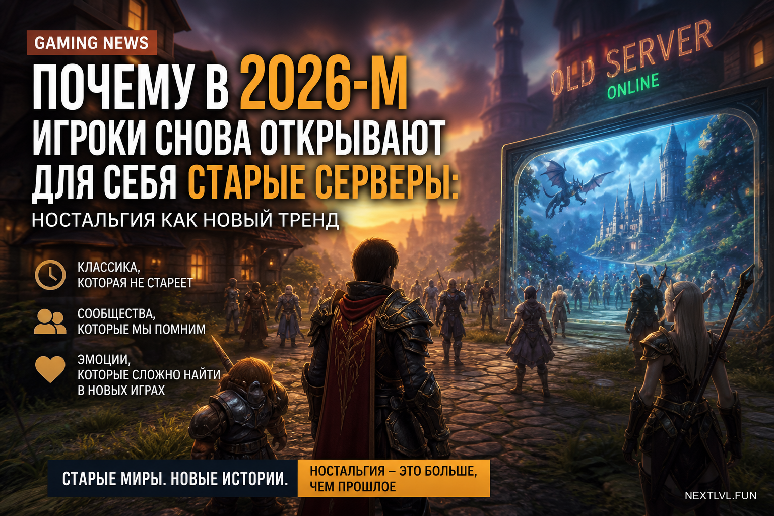 Почему в 2026-м игроки снова открывают для себя старые серверы: ностальгия как новый тренд