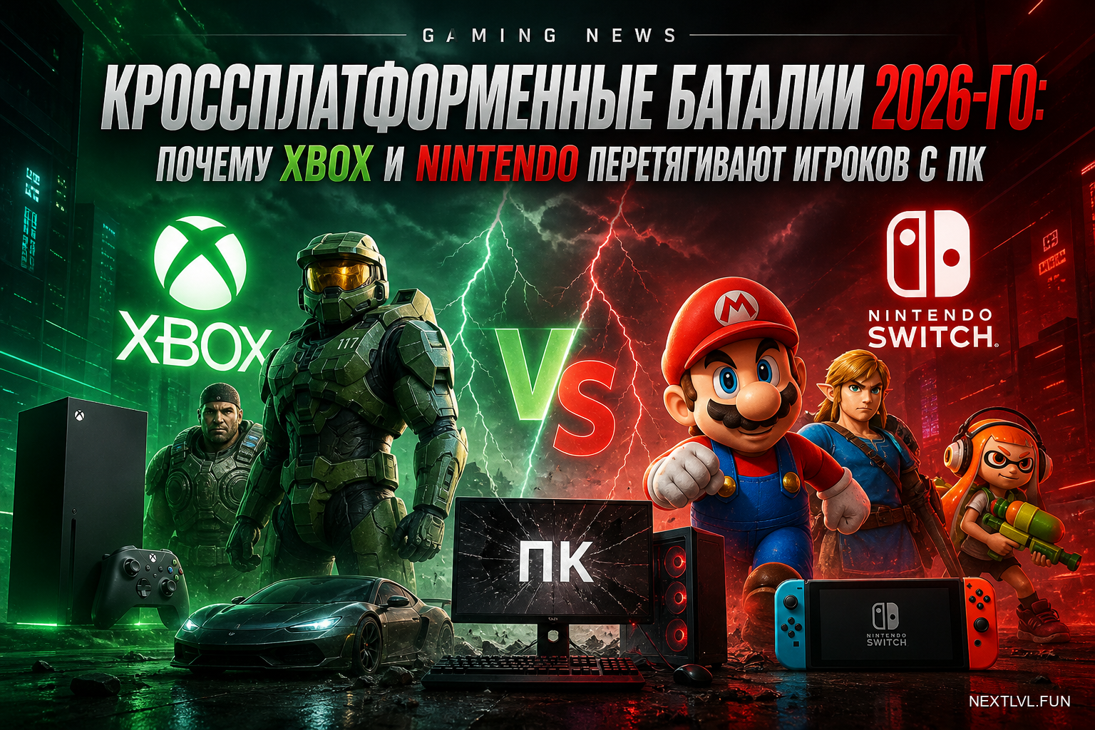 Кроссплатформенные баталии 2026-го: почему Xbox и Nintendo перетягивают игроков с ПК