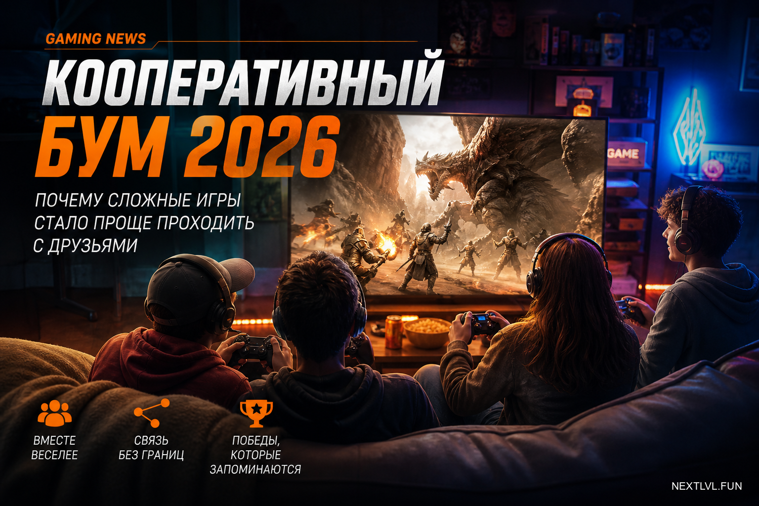 Кооперативный бум 2026: почему сложные игры стало проще проходить с друзьями