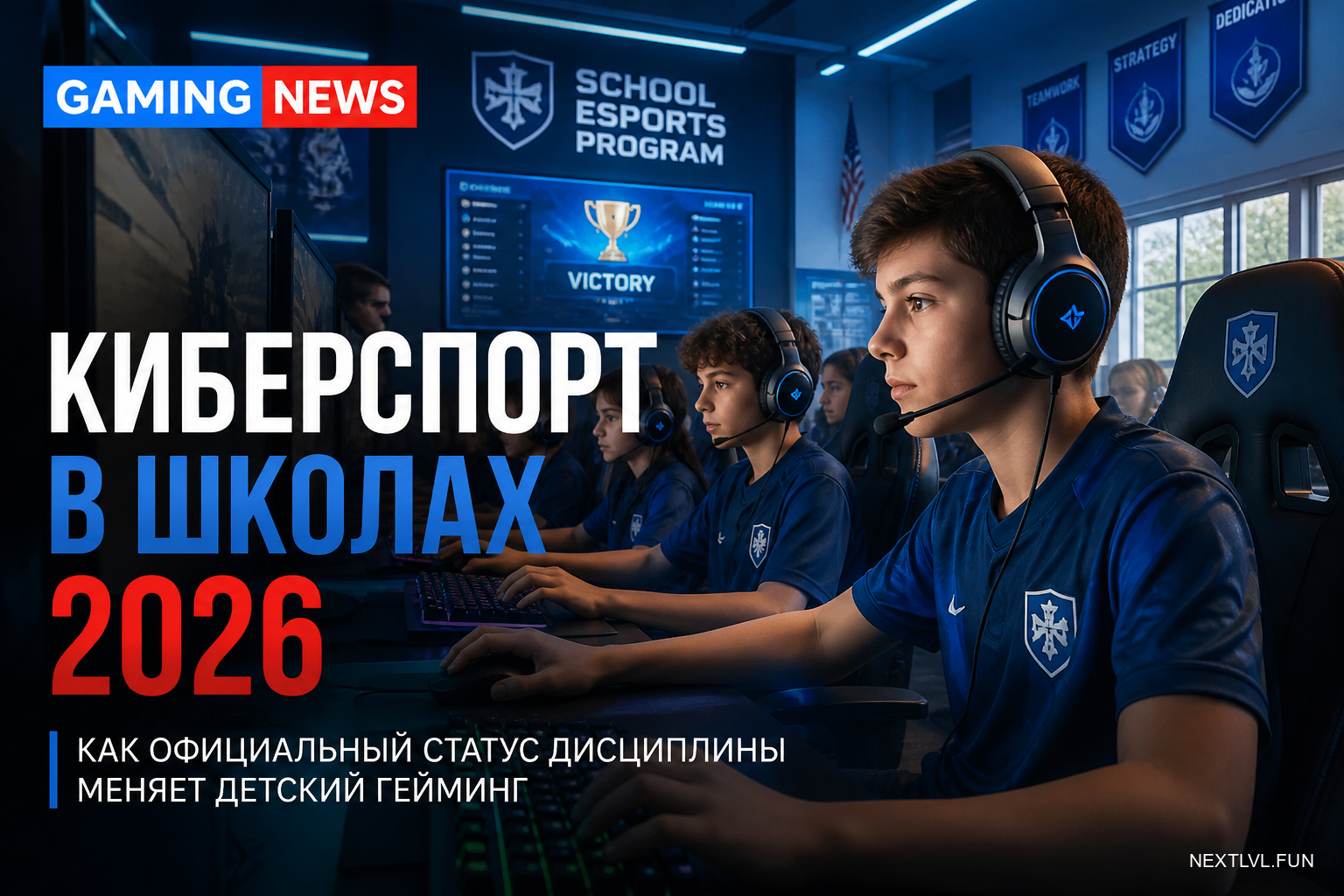 Киберспорт в школах 2026: как официальный статус дисциплины меняет детский гейминг