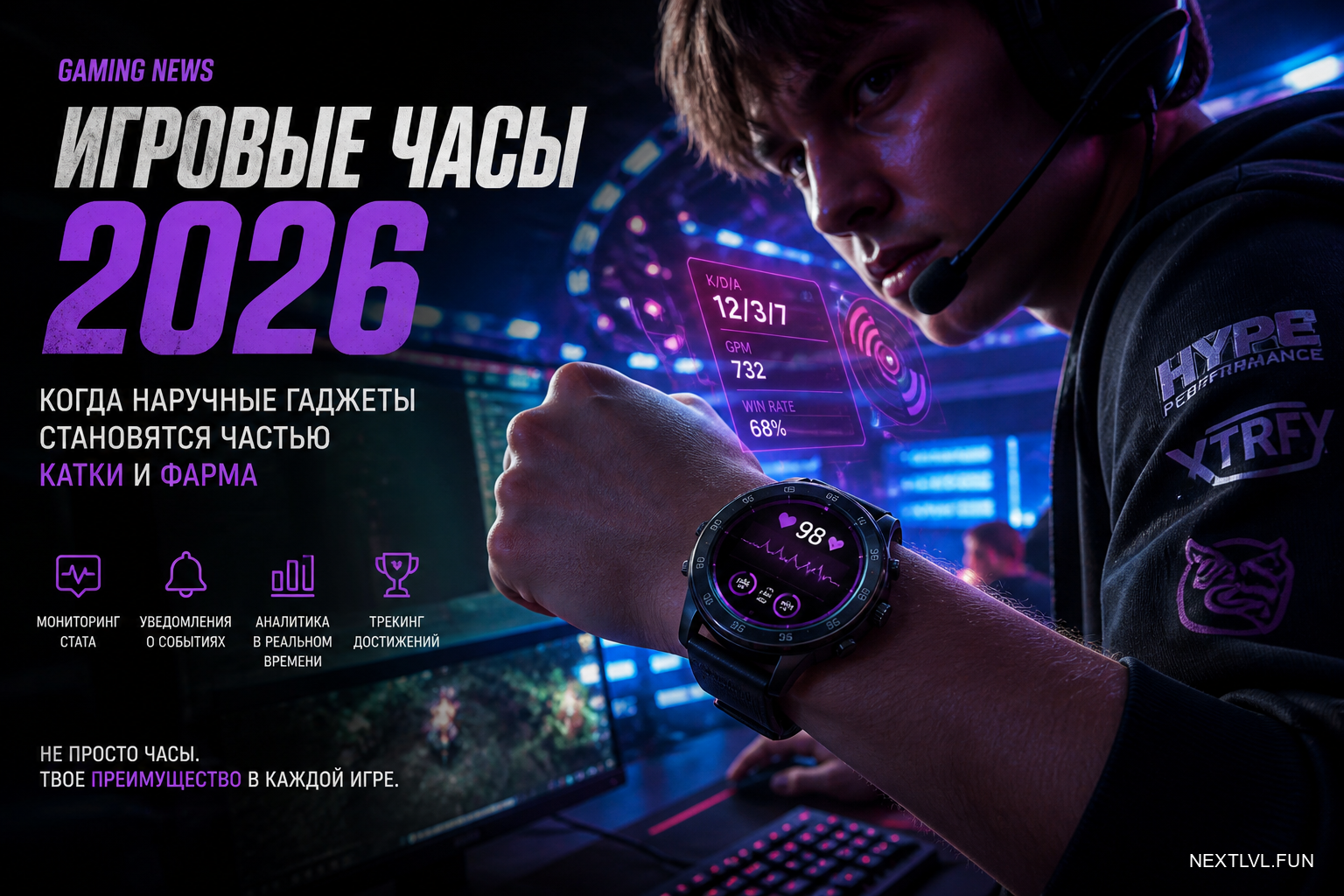Игровые часы 2026: когда наручные гаджеты становятся частью катки и фарма