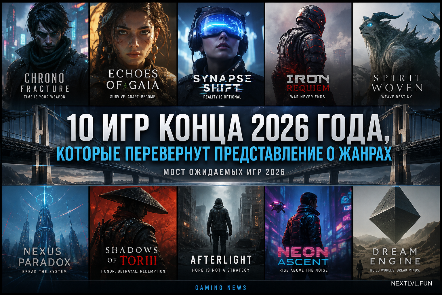 10 игр конца 2026 года, которые перевернут представление о жанрах