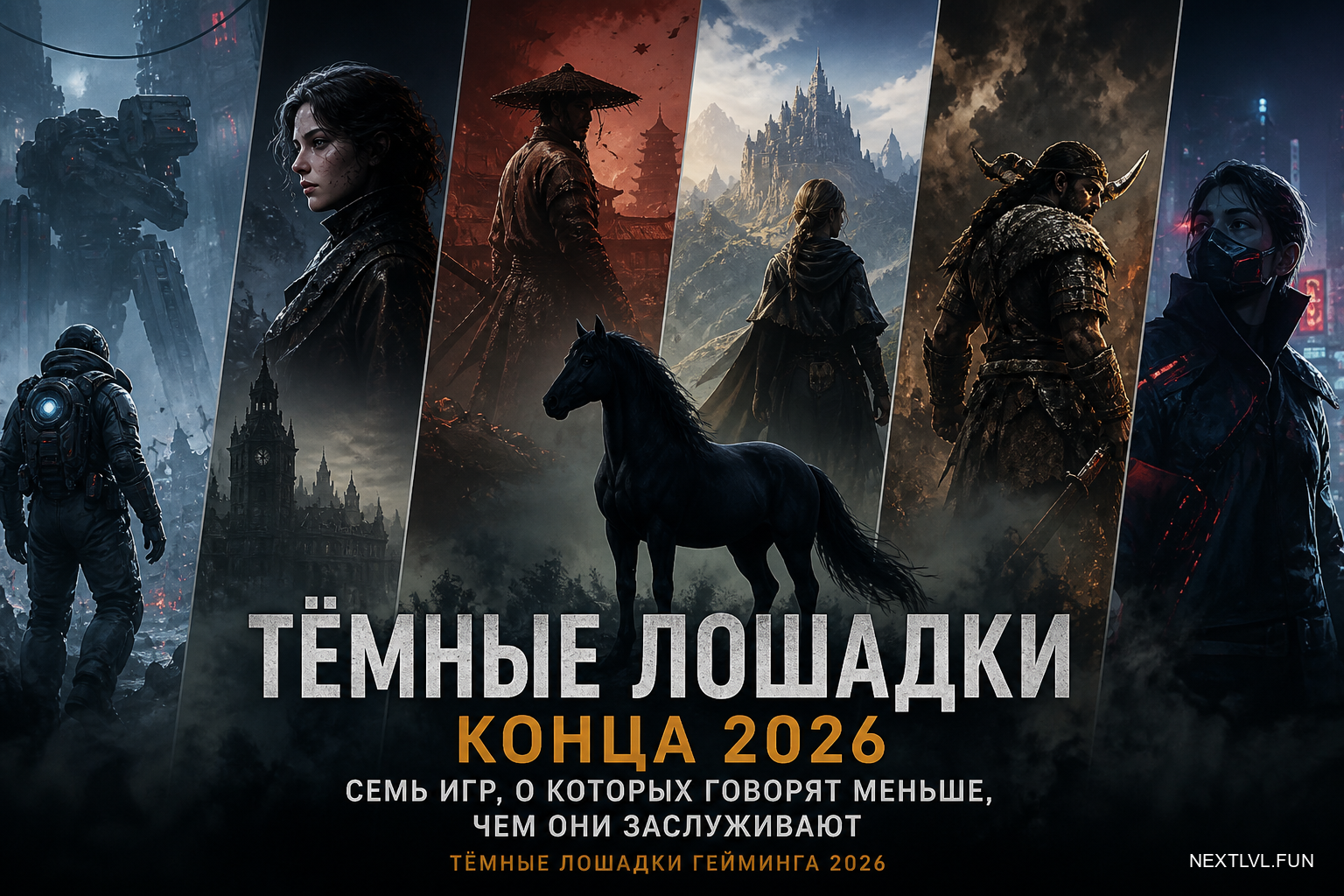 Тёмные лошадки конца 2026: семь игр, о которых говорят меньше, чем они заслуживают