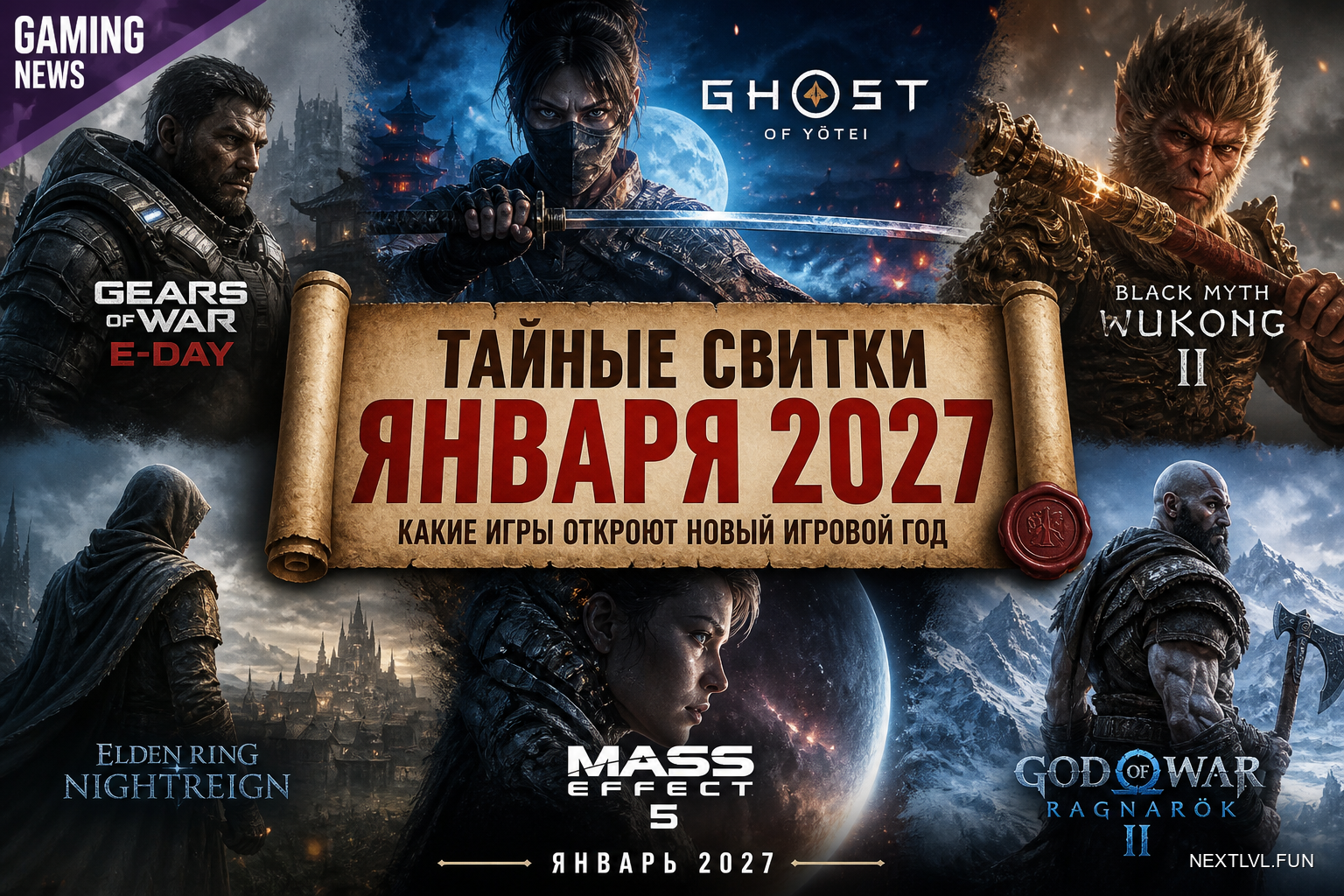 Тайные свитки января 2027: какие игры откроют новый игровой год
