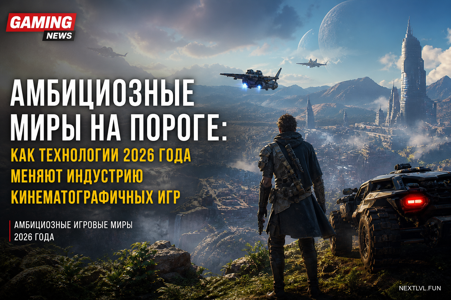 Амбициозные миры на пороге: как технологии 2026 года меняют индустрию кинематографичных игр