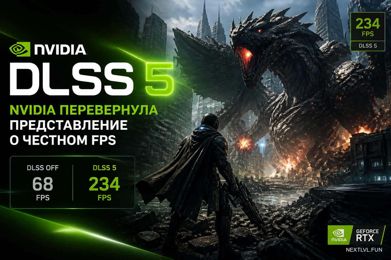 DLSS 5: NVIDIA перевернула представление о честном FPS