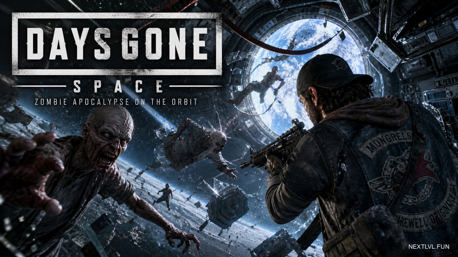 Days Gone в космосе: авторы показали зомби-апокалипсис на орбите