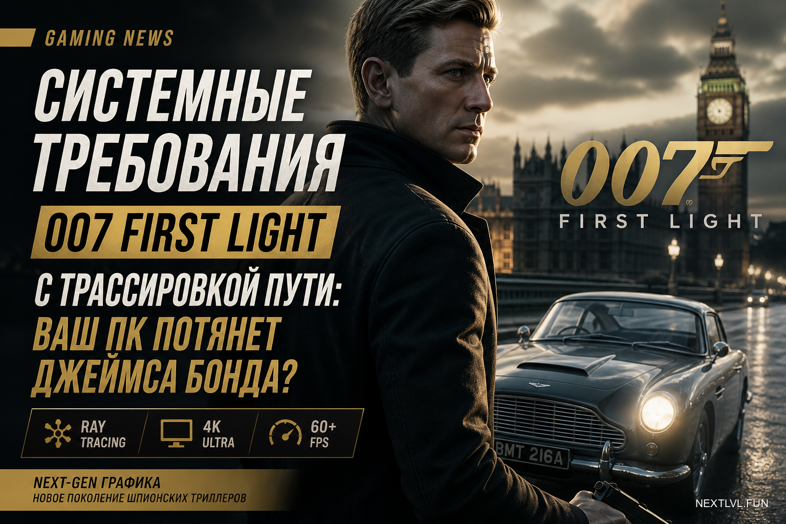Системные требования 007 First Light с трассировкой пути: ваш ПК потянет Джеймса Бонда?