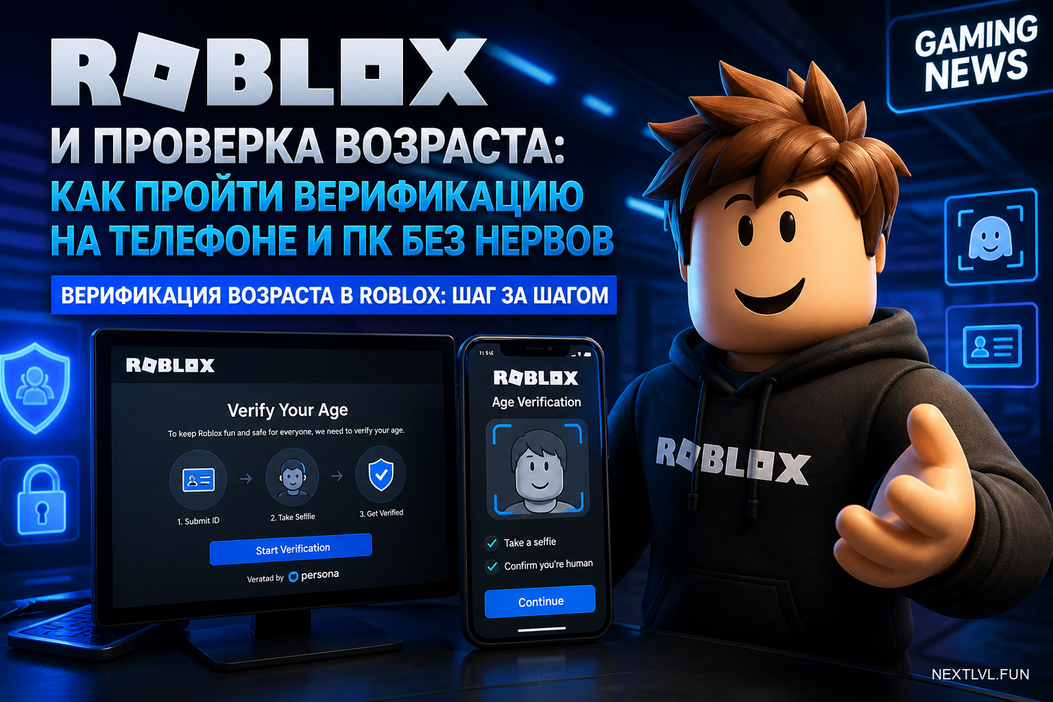 Roblox и проверка возраста: как пройти верификацию на телефоне и ПК без нервов