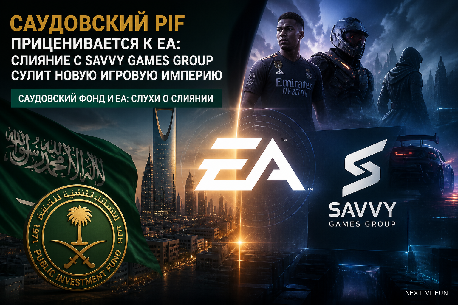 Саудовский PIF приценивается к EA: слияние с Savvy Games Group сулит новую игровую империю
