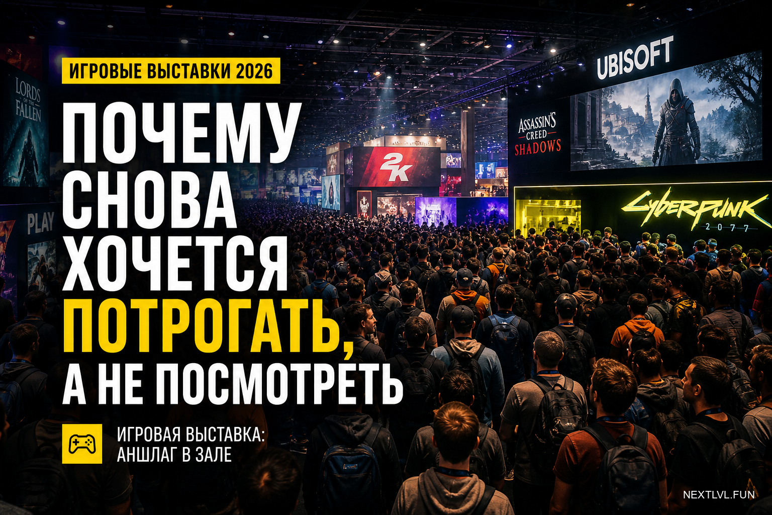 Игровые выставки 2026: почему снова хочется потрогать, а не посмотреть
