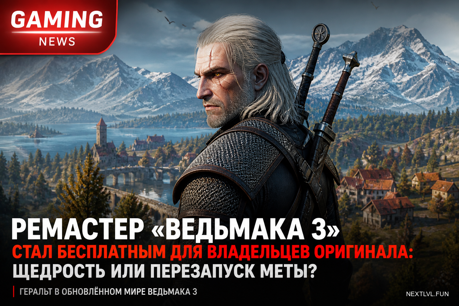 Ремастер «Ведьмака 3» стал бесплатным для владельцев оригинала: щедрость или перезапуск меты?