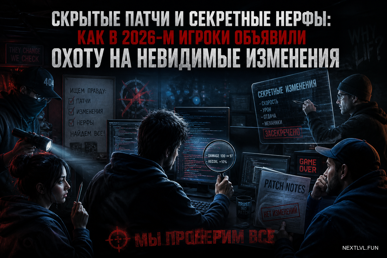 Скрытые патчи и секретные нерфы: как в 2026-м игроки объявили охоту на невидимые изменения