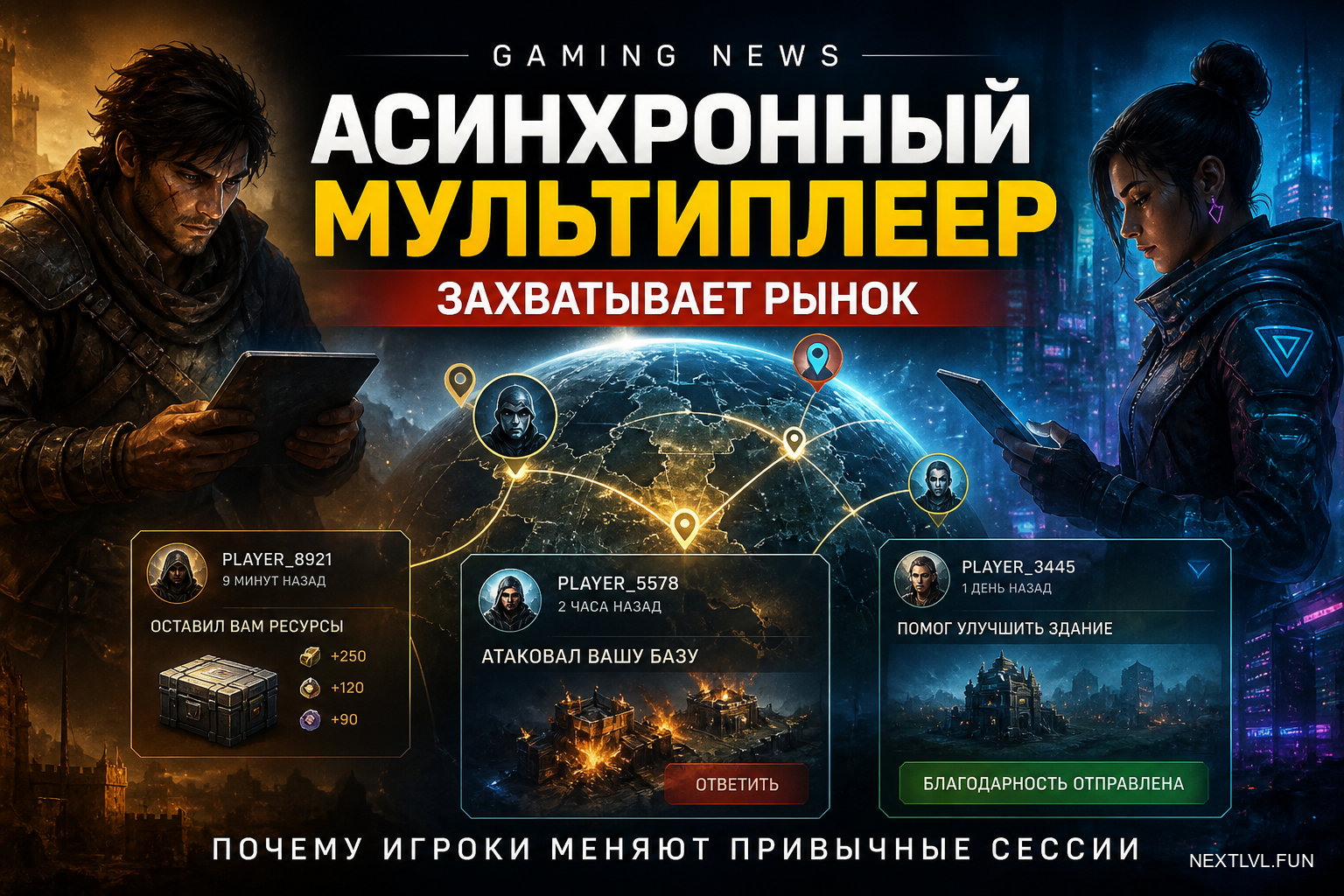 Игровые новости: как асинхронный мультиплеер захватывает рынок и почему игроки меняют привычные сессии