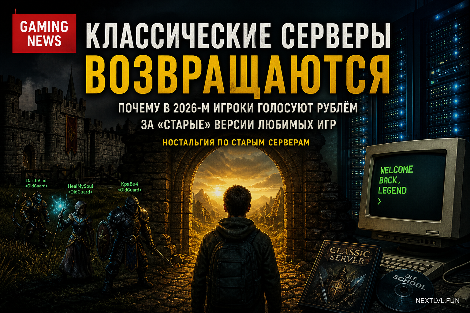 Классические серверы возвращаются: почему в 2026-м игроки голосуют рублём за «старые» версии любимых игр