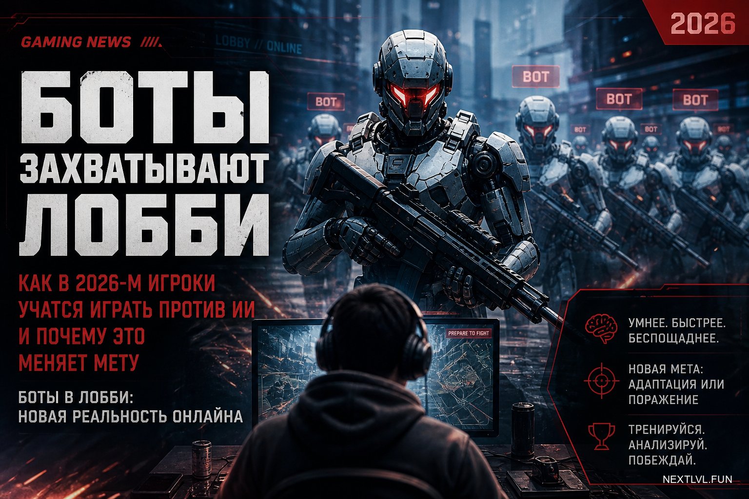 Боты захватывают лобби: как в 2026-м игроки учатся играть против ИИ и почему это меняет мету