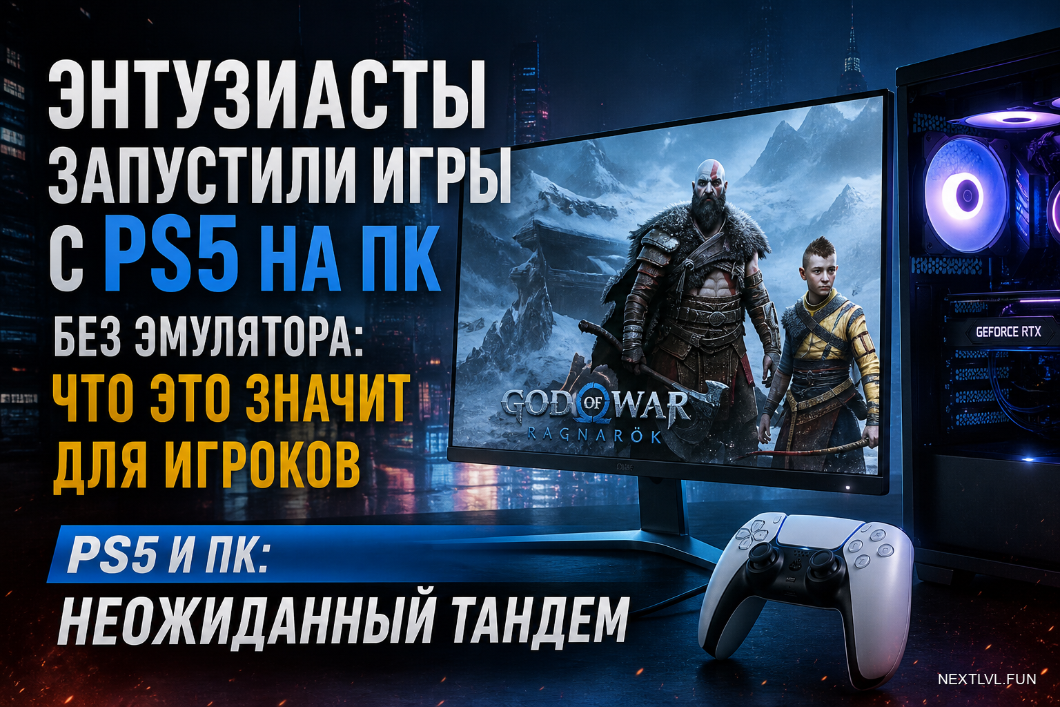 Энтузиасты запустили игры с PS5 на ПК без эмулятора: что это значит для игроков