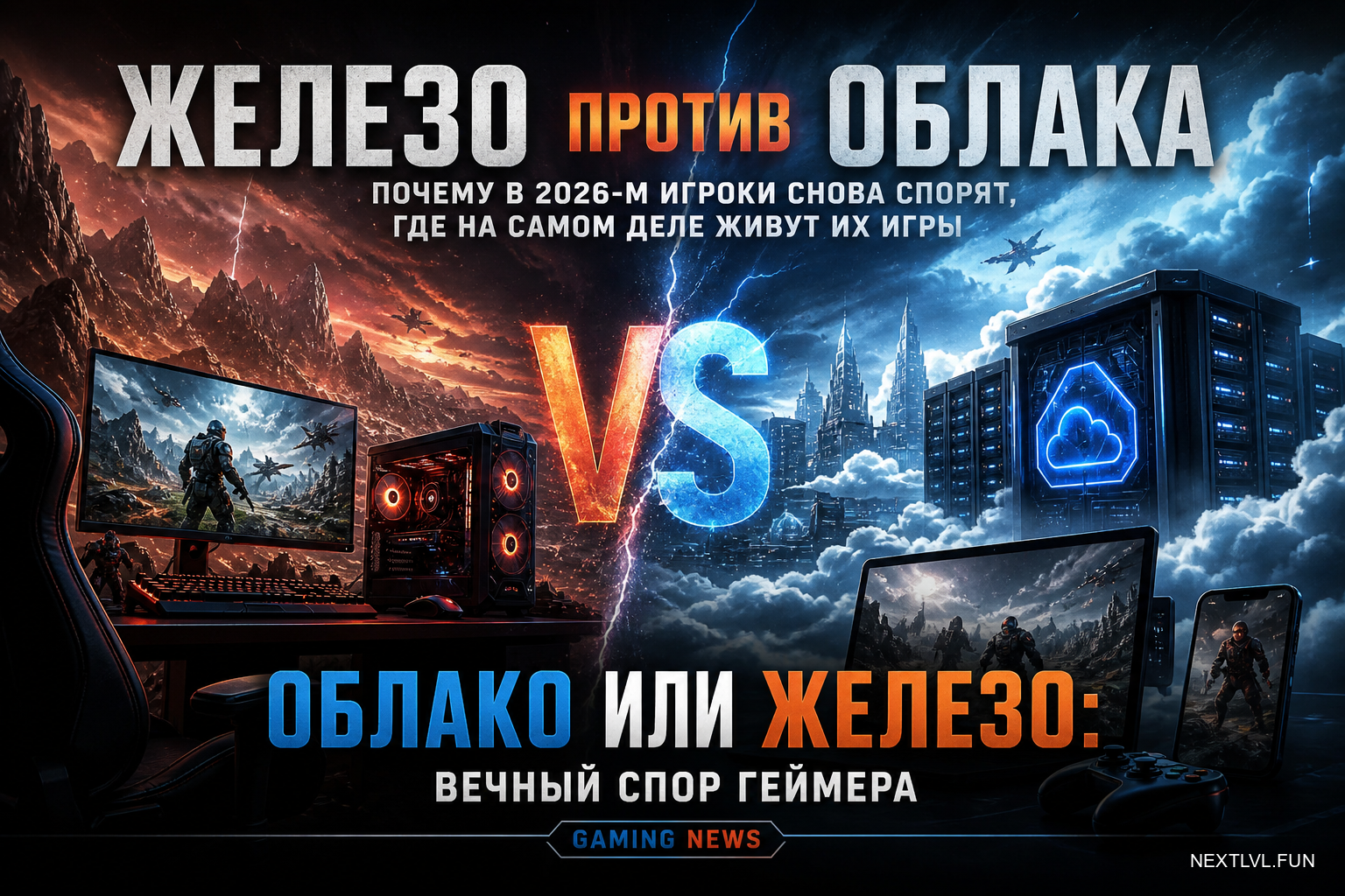 Железо против облака: почему в 2026-м игроки снова спорят, где на самом деле живут их игры