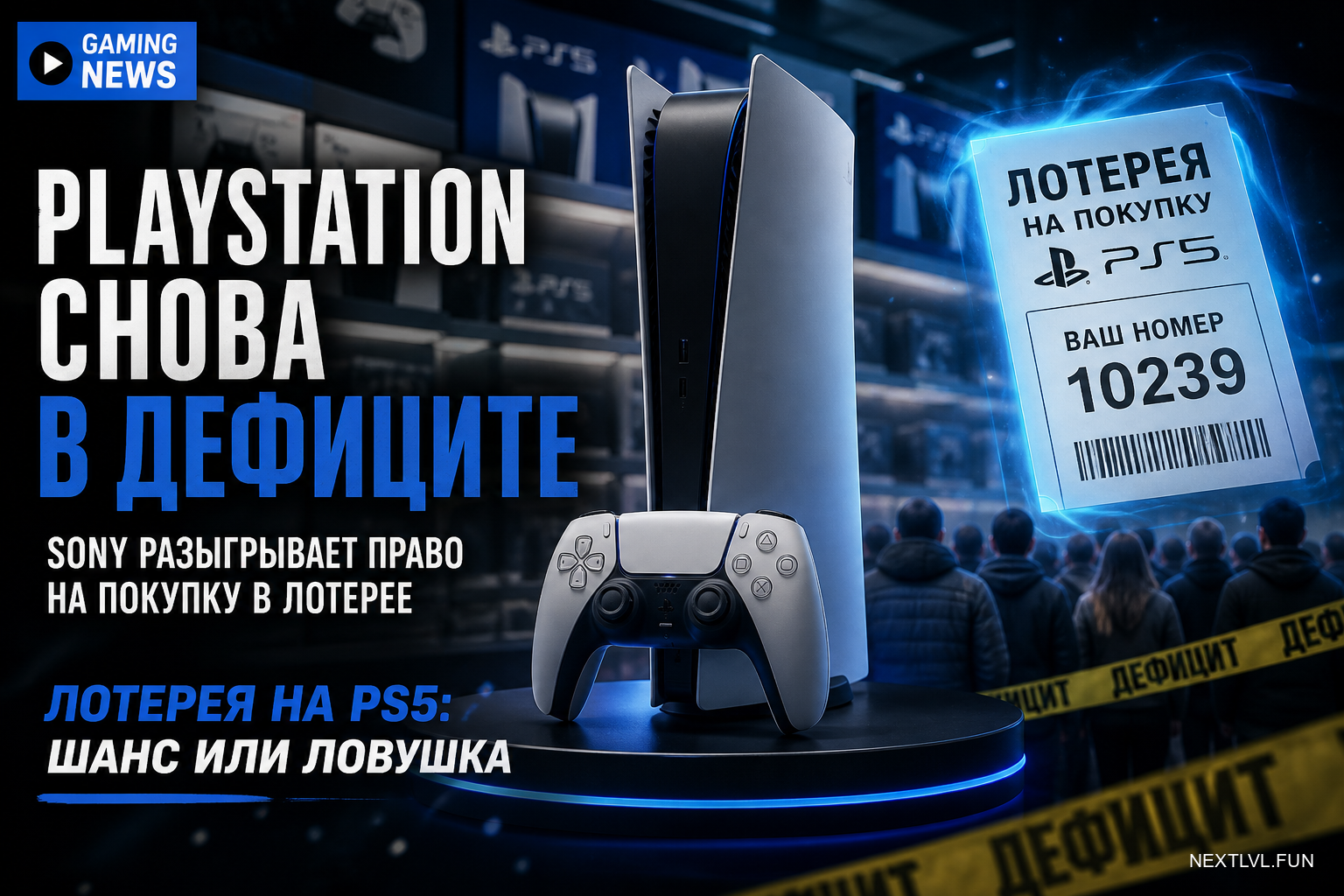 PlayStation снова в дефиците: Sony разыгрывает право на покупку в лотерее