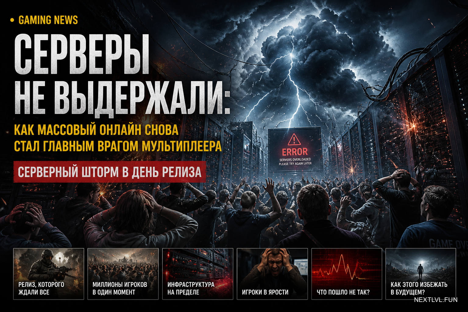 Серверы не выдержали: как массовый онлайн снова стал главным врагом мультиплеера