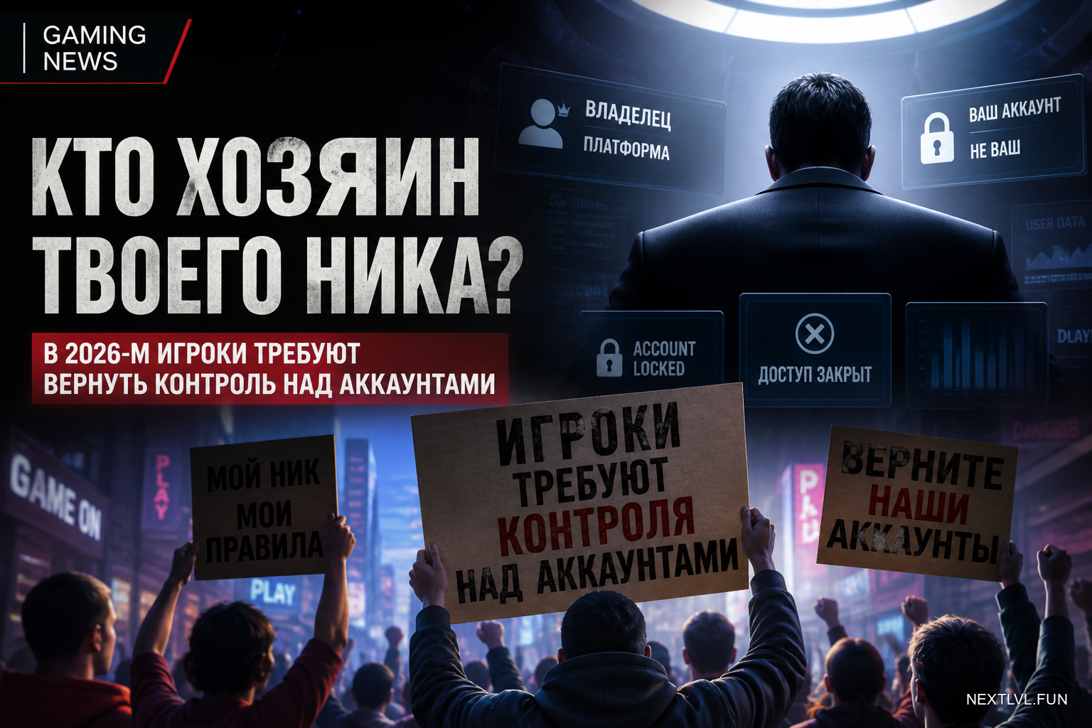 Кто хозяин твоего ника? В 2026-м игроки требуют вернуть контроль над аккаунтами