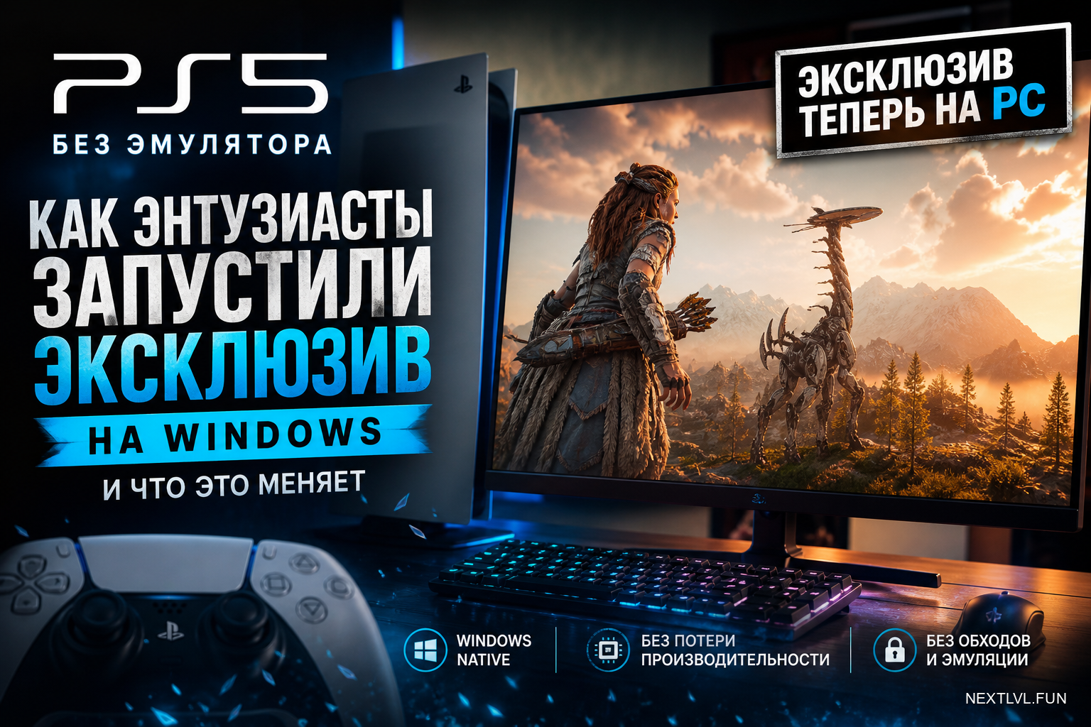 PS5 без эмулятора: как энтузиасты запустили эксклюзив на Windows и что это меняет