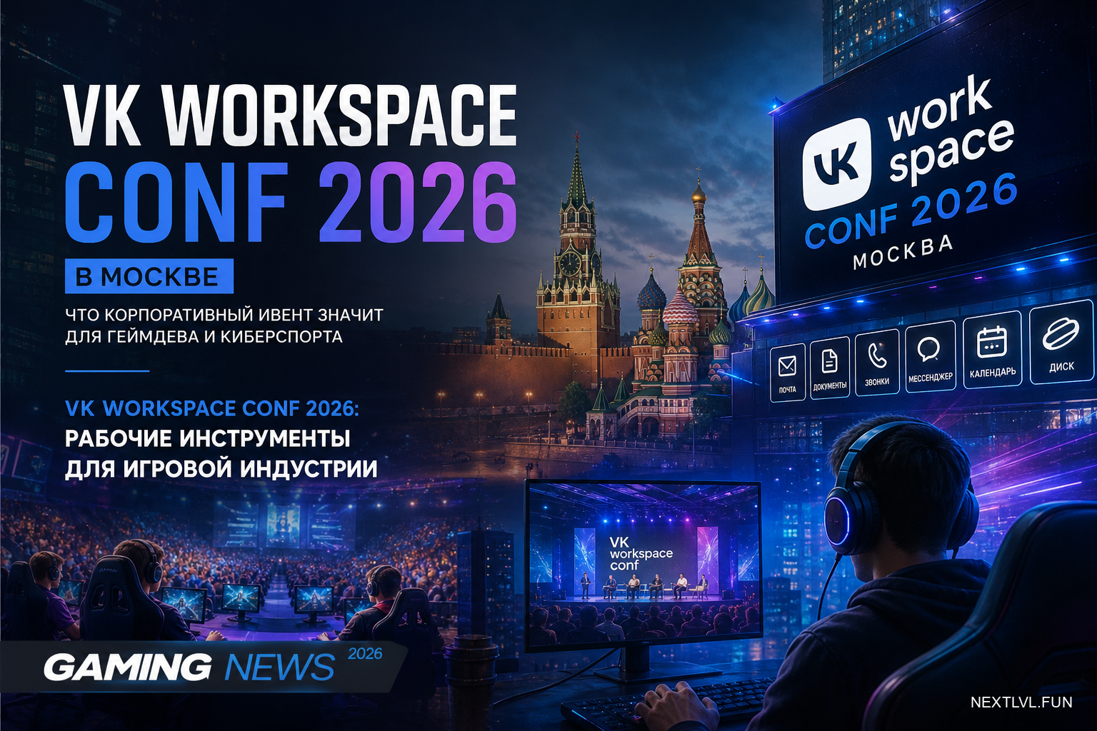 VK WorkSpace Conf 2026 в Москве: что корпоративный ивент значит для геймдева и киберспорта
