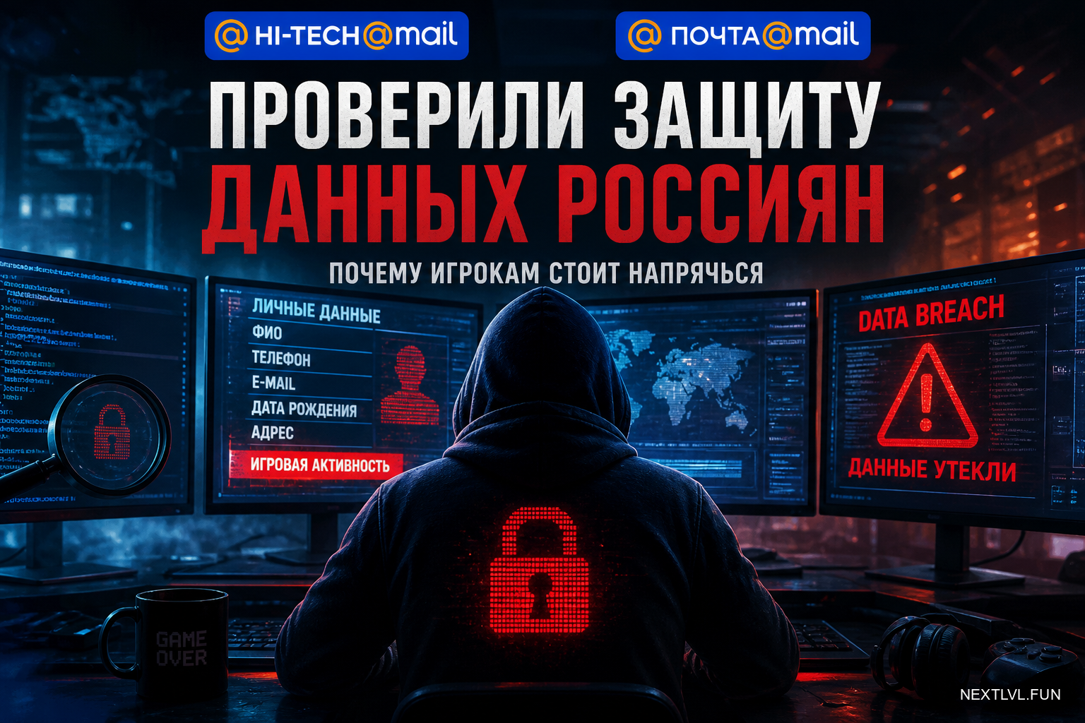 Hi-Tech Mail и Почта Mail проверили защиту данных россиян: почему игрокам стоит напрячься