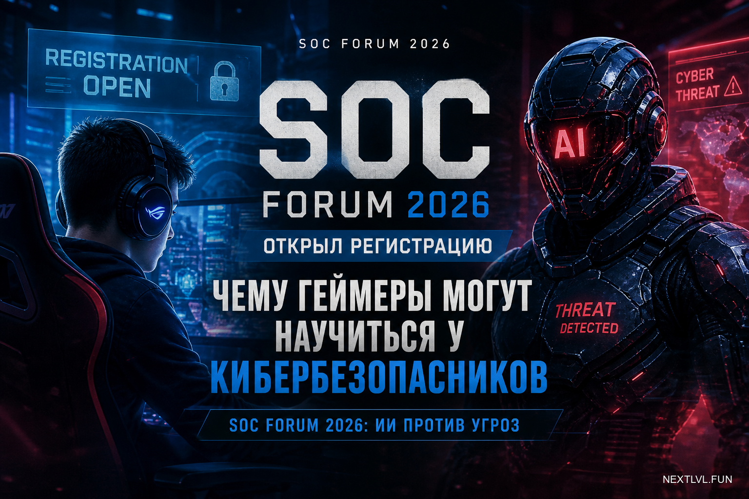 SOC Forum 2026 открыл регистрацию: чему геймеры могут научиться у кибербезопасников