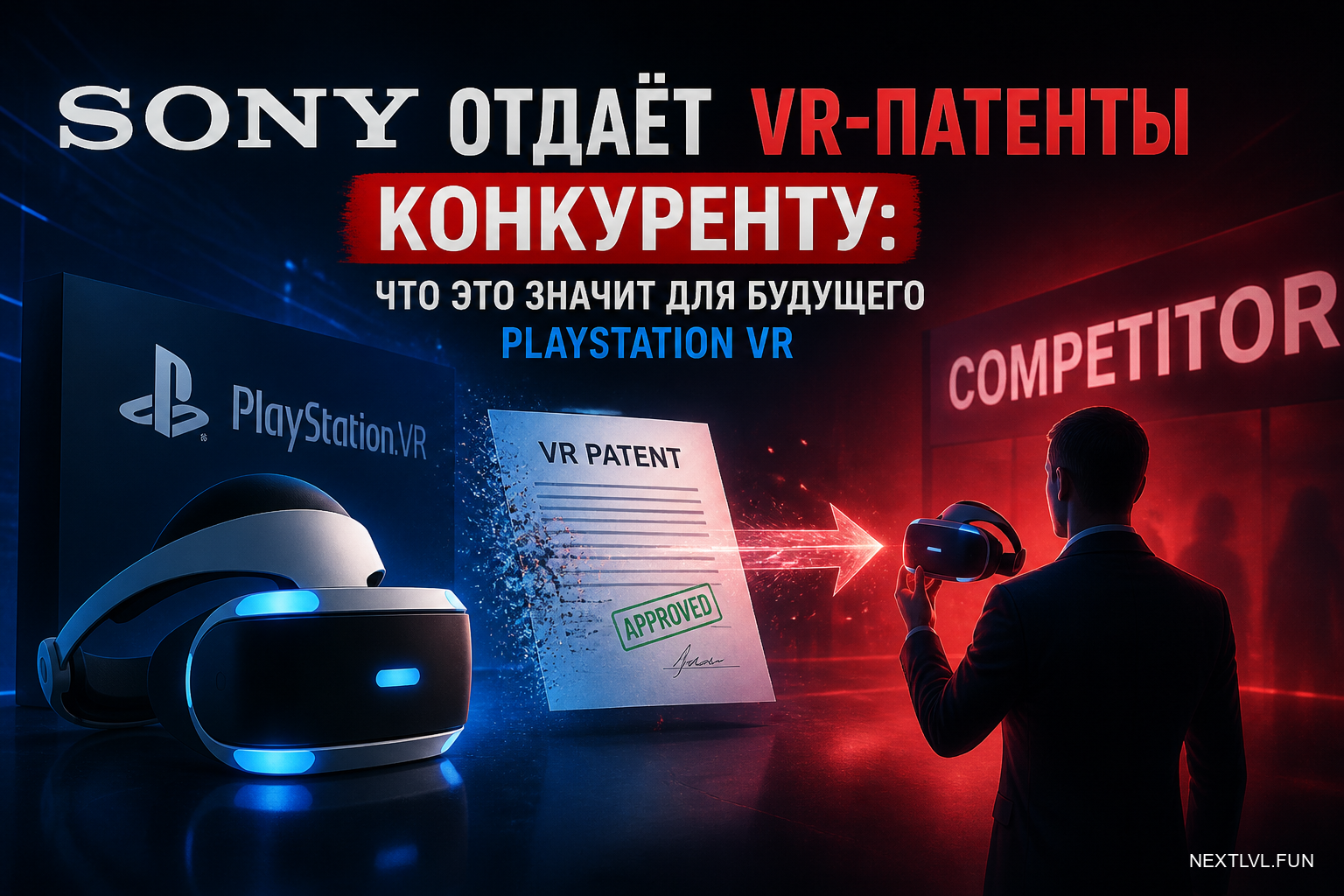 Sony отдаёт VR-патенты конкуренту: что это значит для будущего PlayStation VR