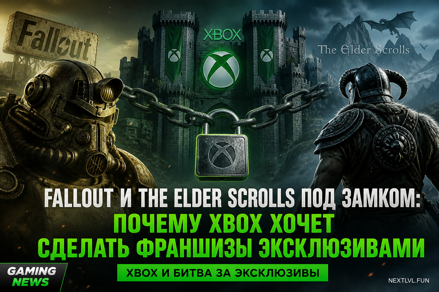 Fallout и The Elder Scrolls под замком: почему Xbox хочет сделать франшизы эксклюзивами