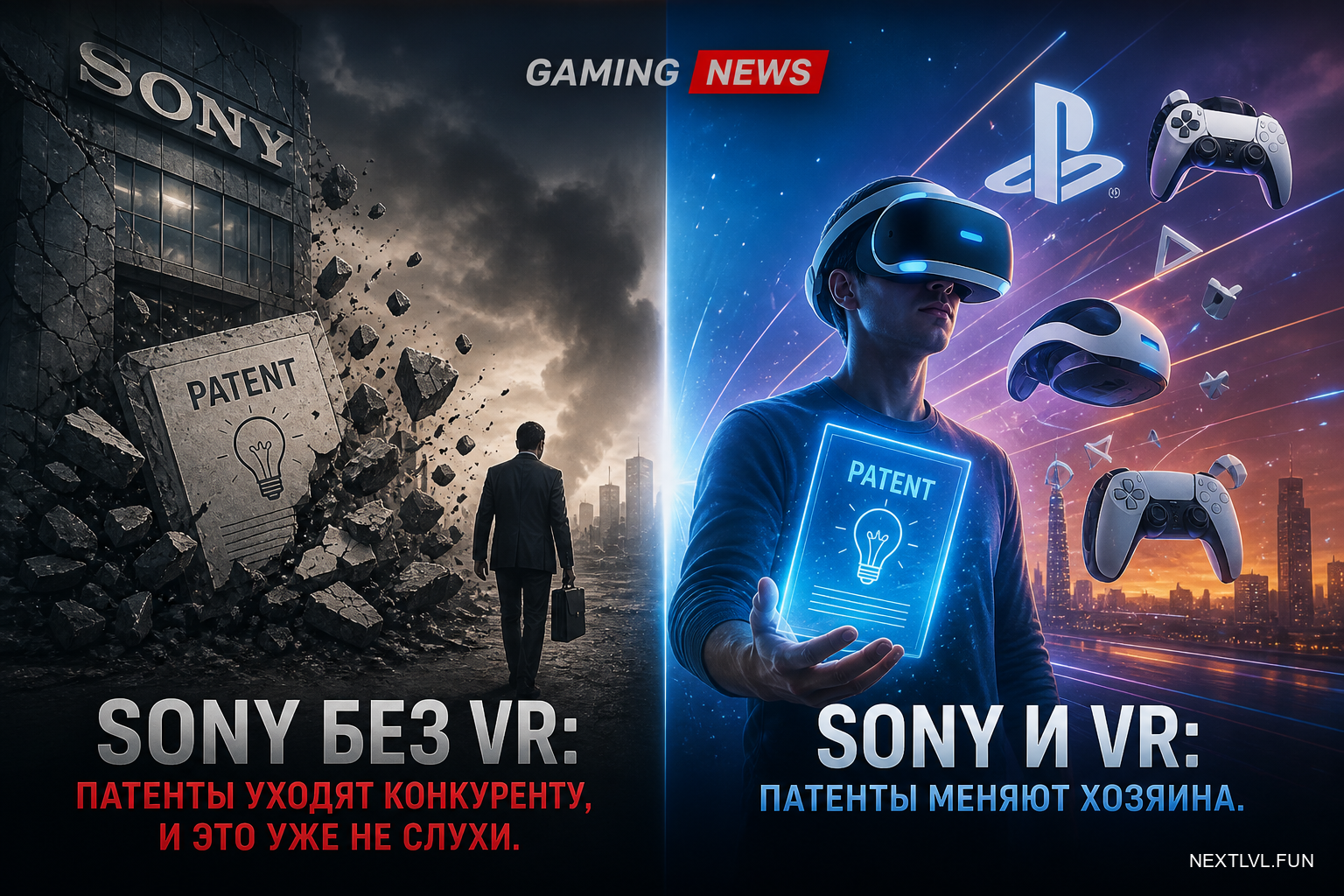 Sony без VR: патенты уходят конкуренту, и это уже не слухи