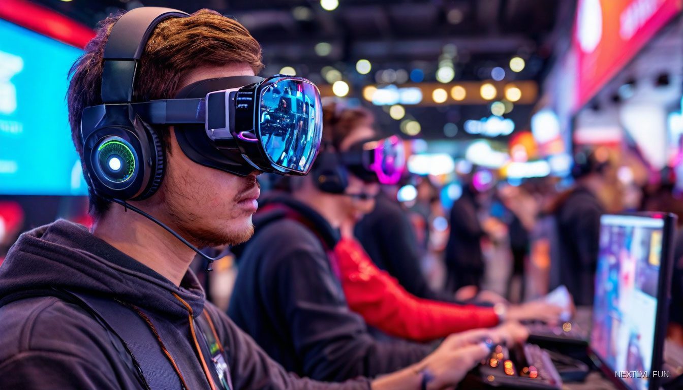 Посетители тестируют AR-технологии на стенде